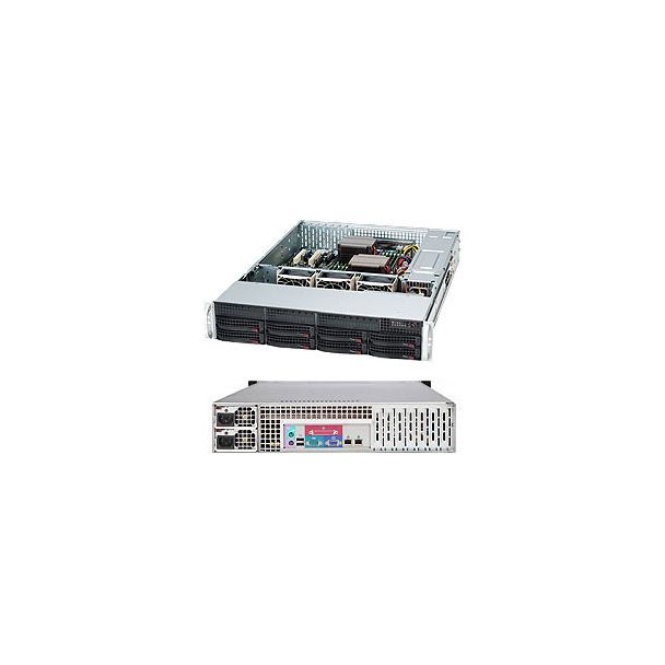 Supermicro SuperChassis 825TQC-R1K03LPB Rack Black 1000 W