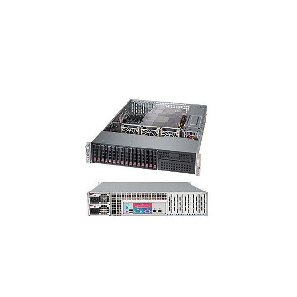 Supermicro SuperServer 2028R-C1R LGA 2011-v3 Armadio (2U) Nero