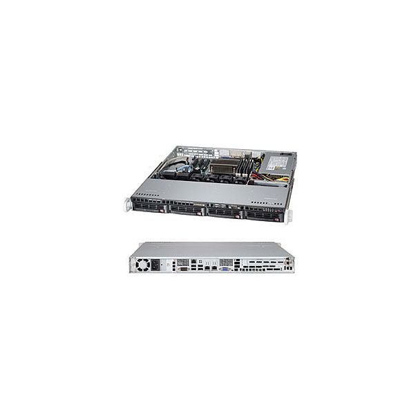 Supermicro SuperServer 5018D-MTF Intel® C224 LGA 1150 (Socket H3) Rack (1U) Argento