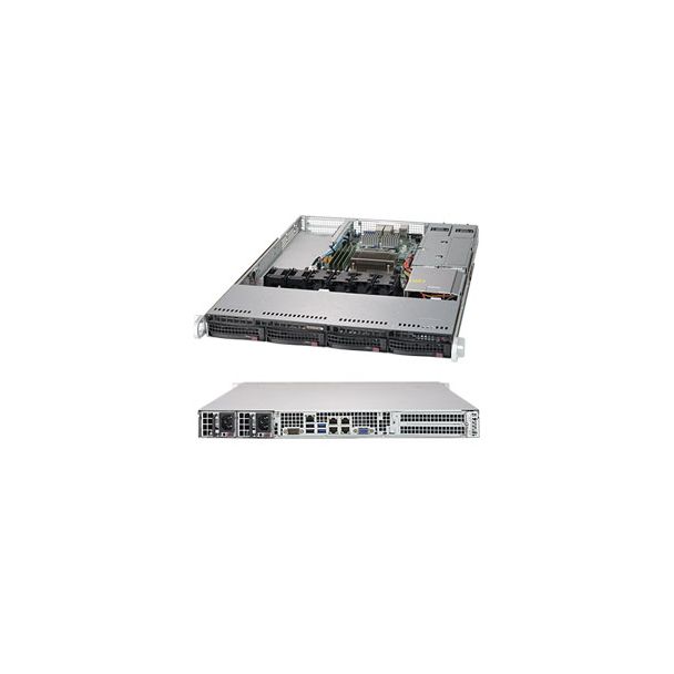 Supermicro SuperServer 5019S-W4TR Intel® C236 LGA 1151 (Socket H4) Rack (1U) Black