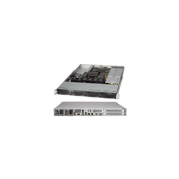 Supermicro SuperServer 6018R-WTR Intel® C612 LGA 2011 (Socket R) Rack (1U) Black