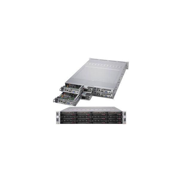 Supermicro SuperServer 6029TR-HTR Intel® C621 LGA 3647 (Socket P) Armadio (2U) Nero