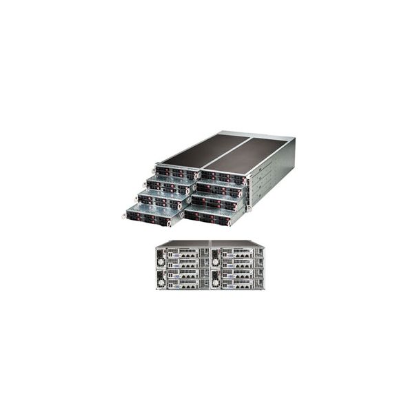 Supermicro SuperServer F618R2-RC1+ Intel® C612 LGA 2011 (Socket R) Armadio (4U) Nero