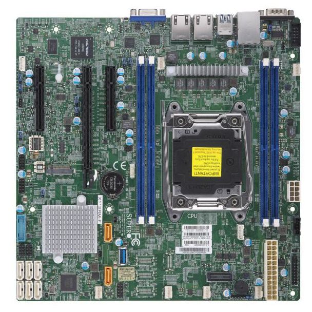 Supermicro X11SRM-F Intel® C422 LGA 2066 (Socket R4) micro ATX