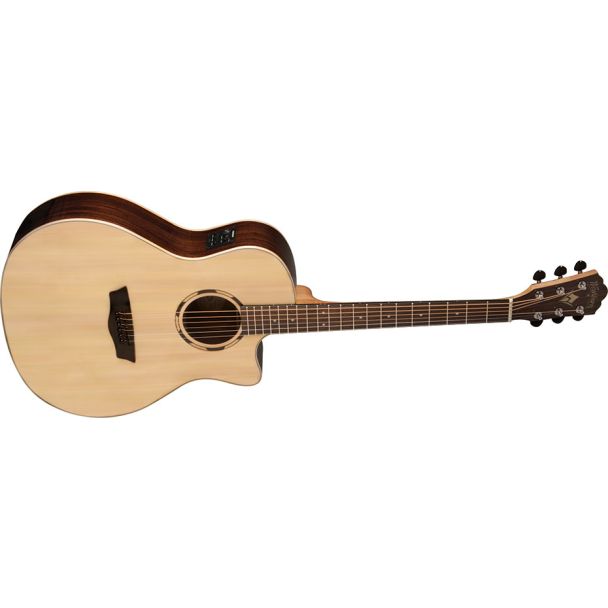 Washburn Guitars WLO20SCE-O-U chitarra Chitarra acustica Classico Legno