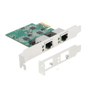 DeLOCK PCI Express x1 Card to 2 x RJ45 2.5 Gigabit LAN RTL8125