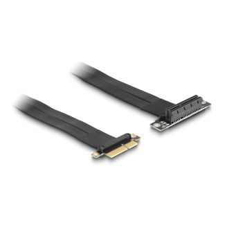 DeLOCK Scheda Riser PCI Express x4 maschio per slot x4 angolare a 90° con cavo da 60 cm