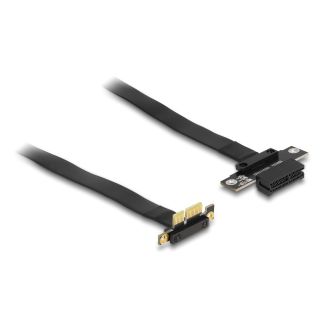 DeLOCK Riser Card PCI Express x1 male 90° angled to x1 slot with cable 30 cm