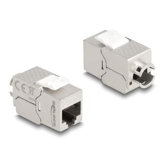 DeLOCK Keystone Module RJ45 jack to LSA Cat.6A Slim toolfree