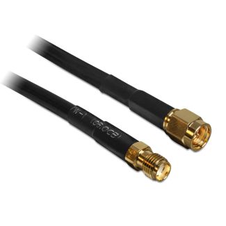 DeLOCK 5m SMA m/f coaxial cable CFD200