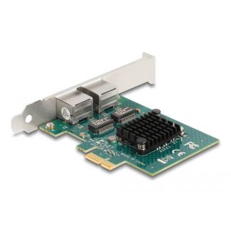 DeLOCK PCI Express x1 Card to 2 x RJ45 Gigabit LAN BCM