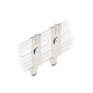 DeLOCK Desktop Patch Panel Holder for DIN rail with M4 fixing screws 2 pcs