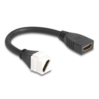 DeLOCK 90326 cavo HDMI 0,2 m Bianco, Nero