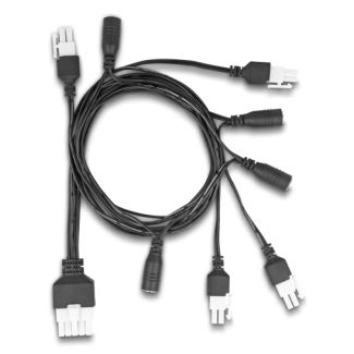 DeLOCK 90173 power cable Black 1 m 4 x DC