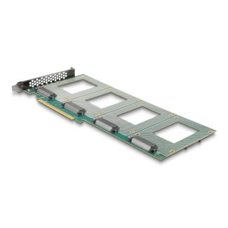 DeLOCK PCI Express 4.0 x16 Card to 4 x internal U.2 NVMe SFF-8639 - Bifurcation (LxW: 288 x 122 mm)