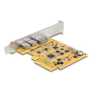 DeLOCK PCI Express x4 Card to 1 x external USB Type-C 10 Gbps female + 1 x external USB Type-C 10 Gbps (DP Alt Mode) female