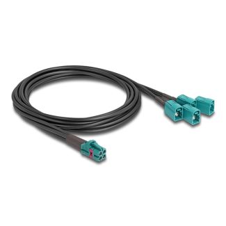 DeLOCK Cable Mini FAKRA Z jack quad to 4 x FAKRA Z jack B-Type