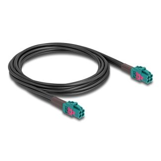 DeLOCK 90117 coaxial cable 1 m Mini FAKRA Z Aqua colour