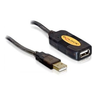 DeLOCK 82446 cavo USB USB 2.0 10 m USB A Nero