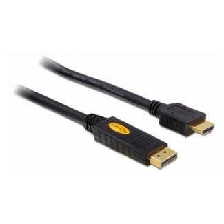 DeLOCK 82441 cavo e adattatore video 5 m Displayport HDMI Nero