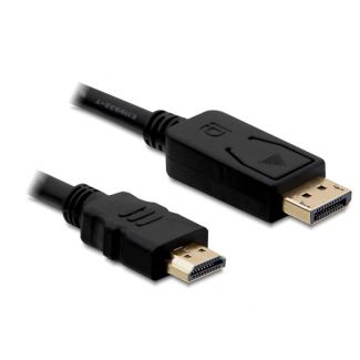 DeLOCK Displayport/HDMI, 1m Nero