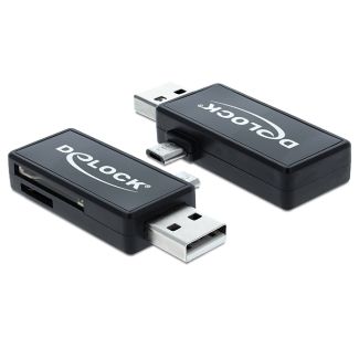 DeLOCK 91731 lettore di schede USB 2.0 Nero