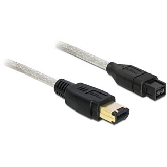 DeLOCK FireWire A/B, 3.0m 3 m Grigio