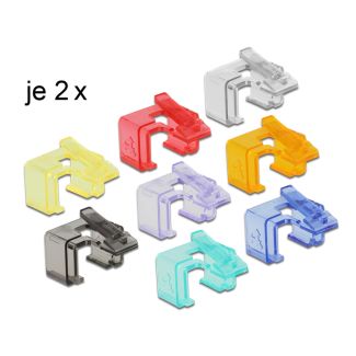 DeLOCK 86420 cable clamp Multicolour 16 pc(s)