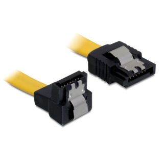 DeLOCK 0.5m SATA M/M cavo SATA 0,5 m Giallo