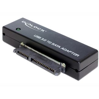 DeLOCK 62486 cable gender changer USB3.0 SATA III Black